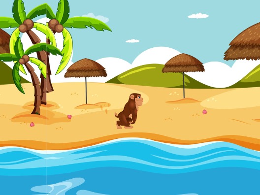 Zapp: <span style=color:#995599>Demo</span><br>Sidescroller with Monkey Sprite and Keyboard | ZIM JavaScript Canvas Framework - Code Creativity